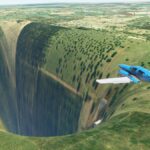 Makaber, övernaturlig klyfta har hittats i Microsoft Flight Simulator